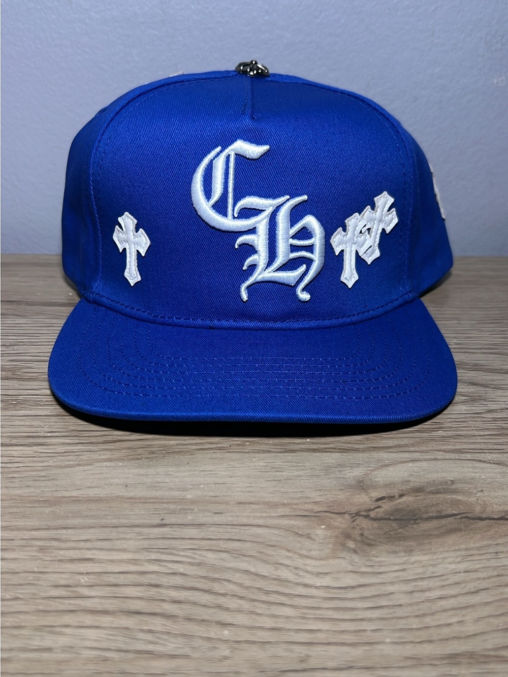 Chrome Hearts Cross Patch Hat (BLUE)